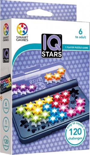 Bekijk leuke cadeautip : SmartGames - IQ Stars - 120 opdrachten - Denkspel